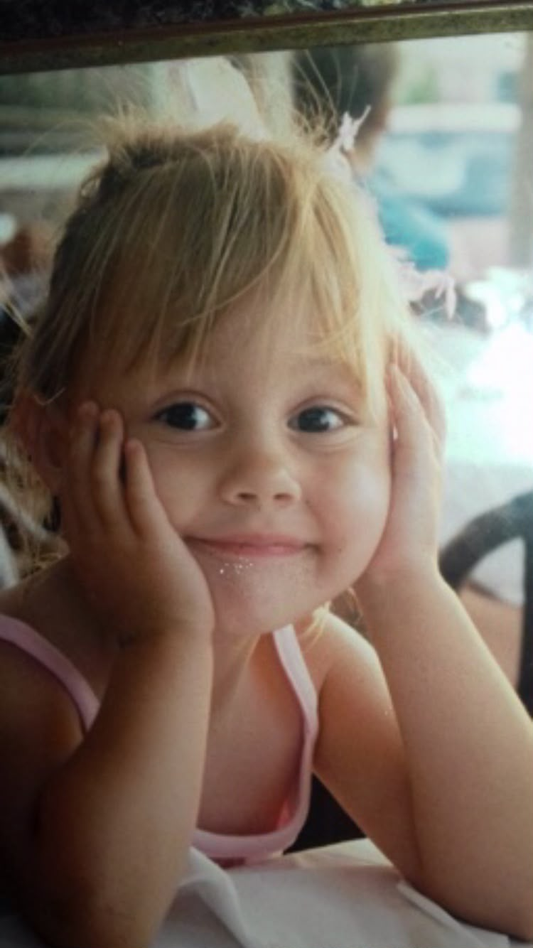 Alissa as a child